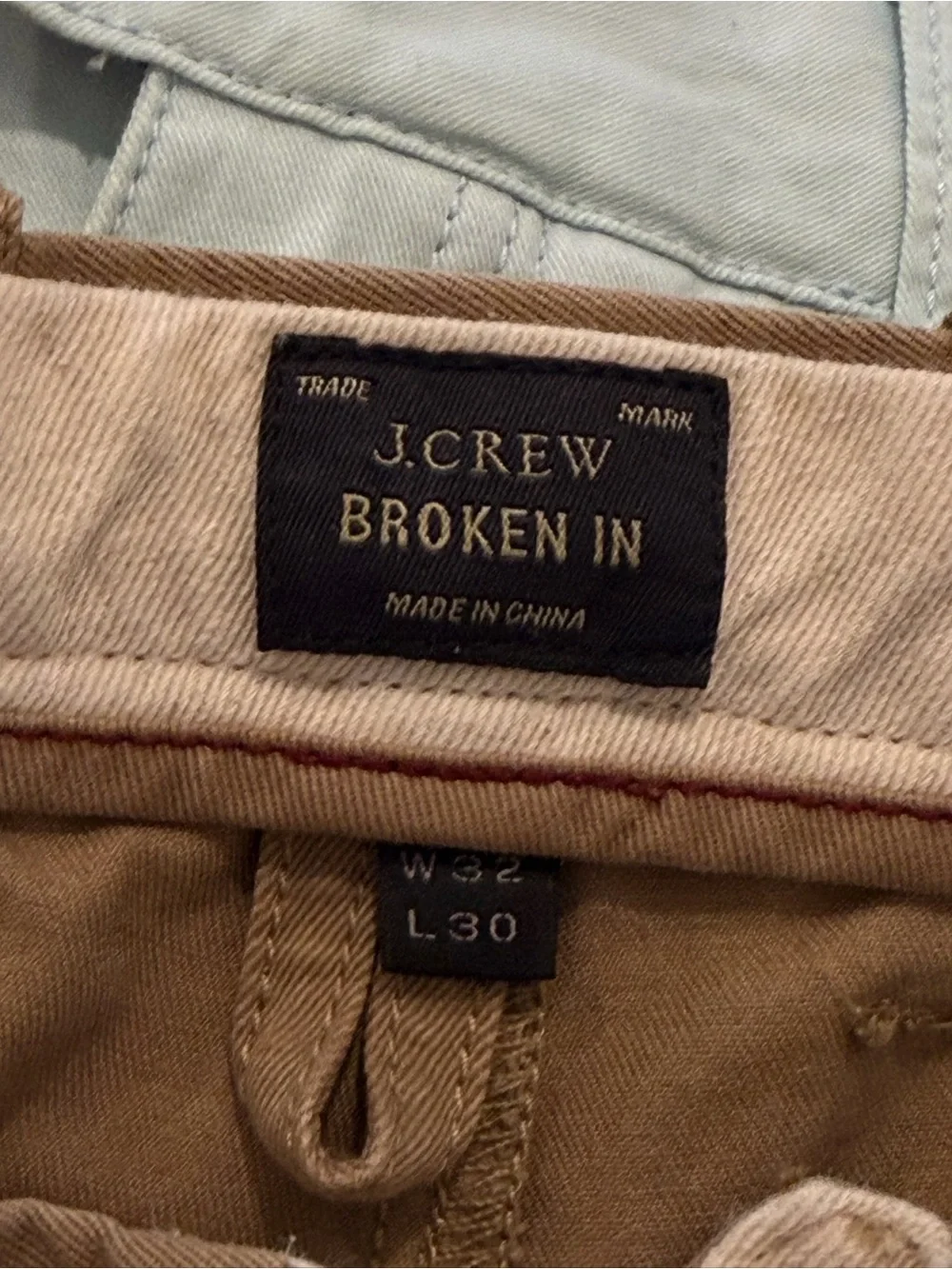 J. Crew Men's Khaki/Tan Chino Pants
